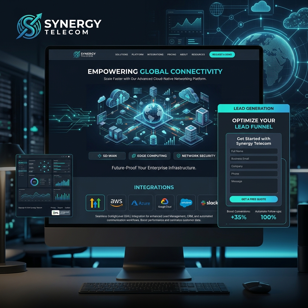 Synergy Telecom carrier sourcing site