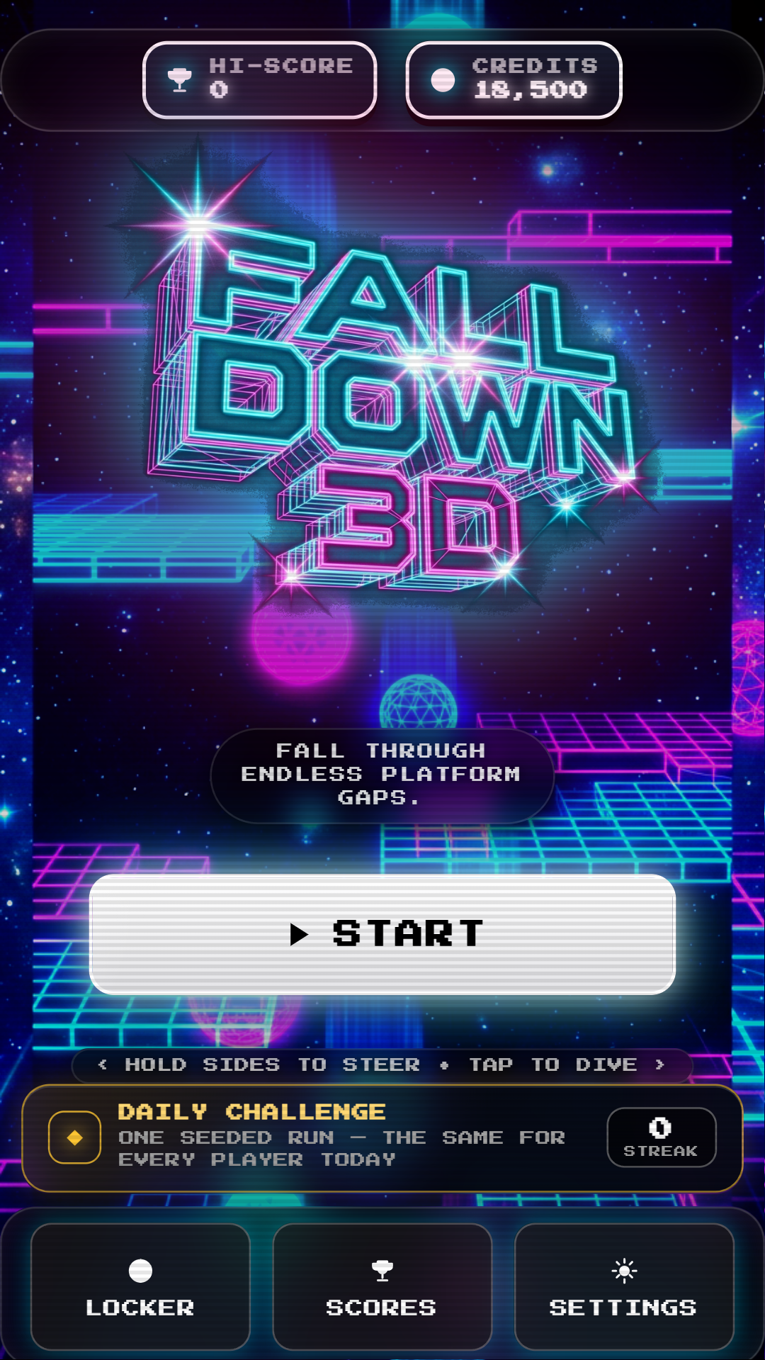 Falldown 3D gameplay screenshot