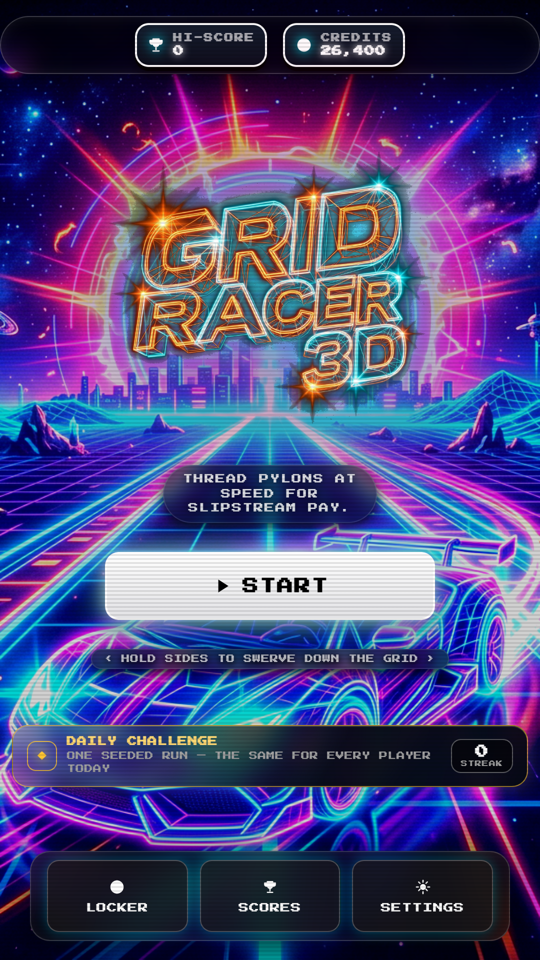 Grid Racer 3D gameplay screenshot