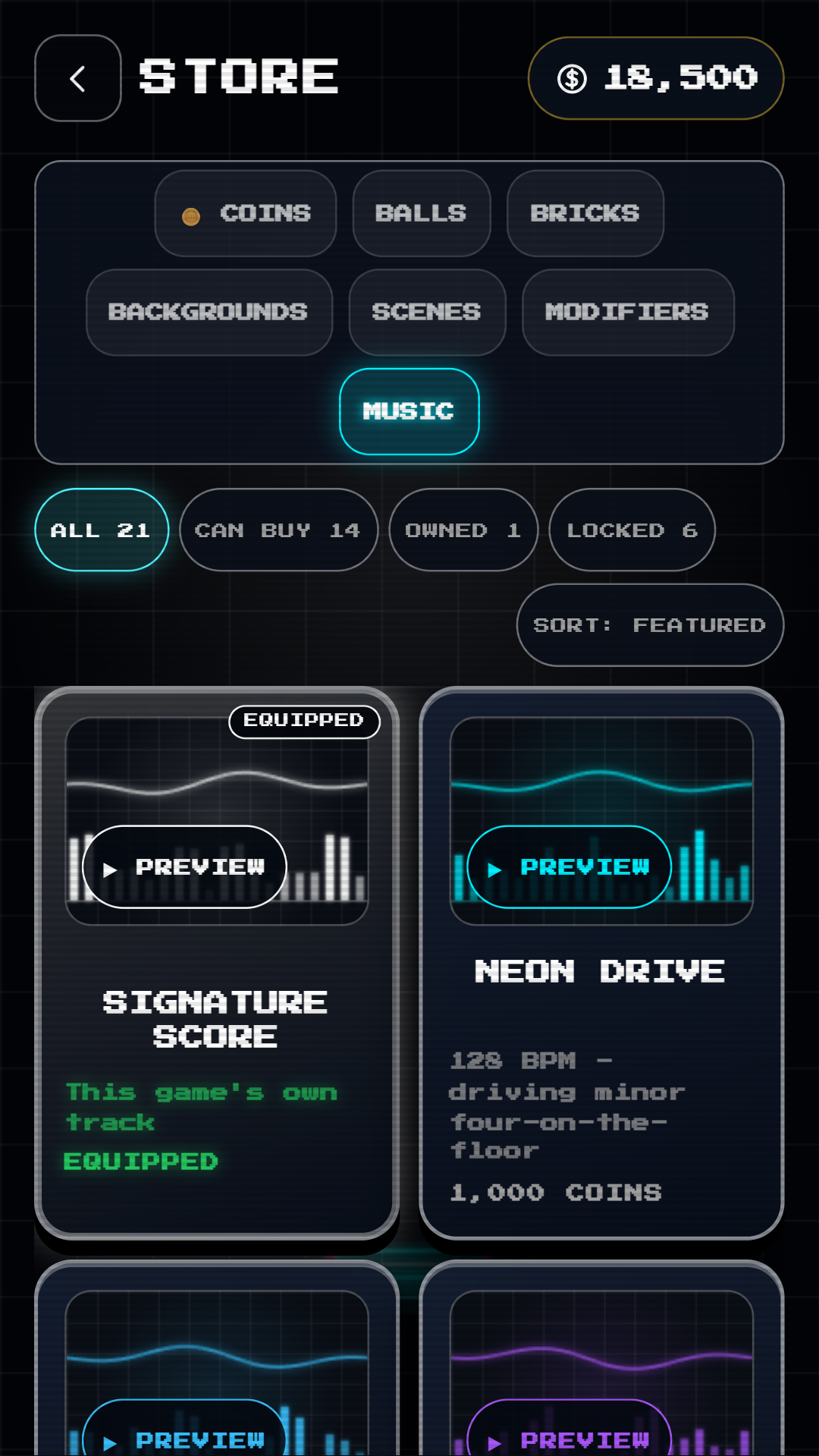 Neon Shatter 3D screenshot