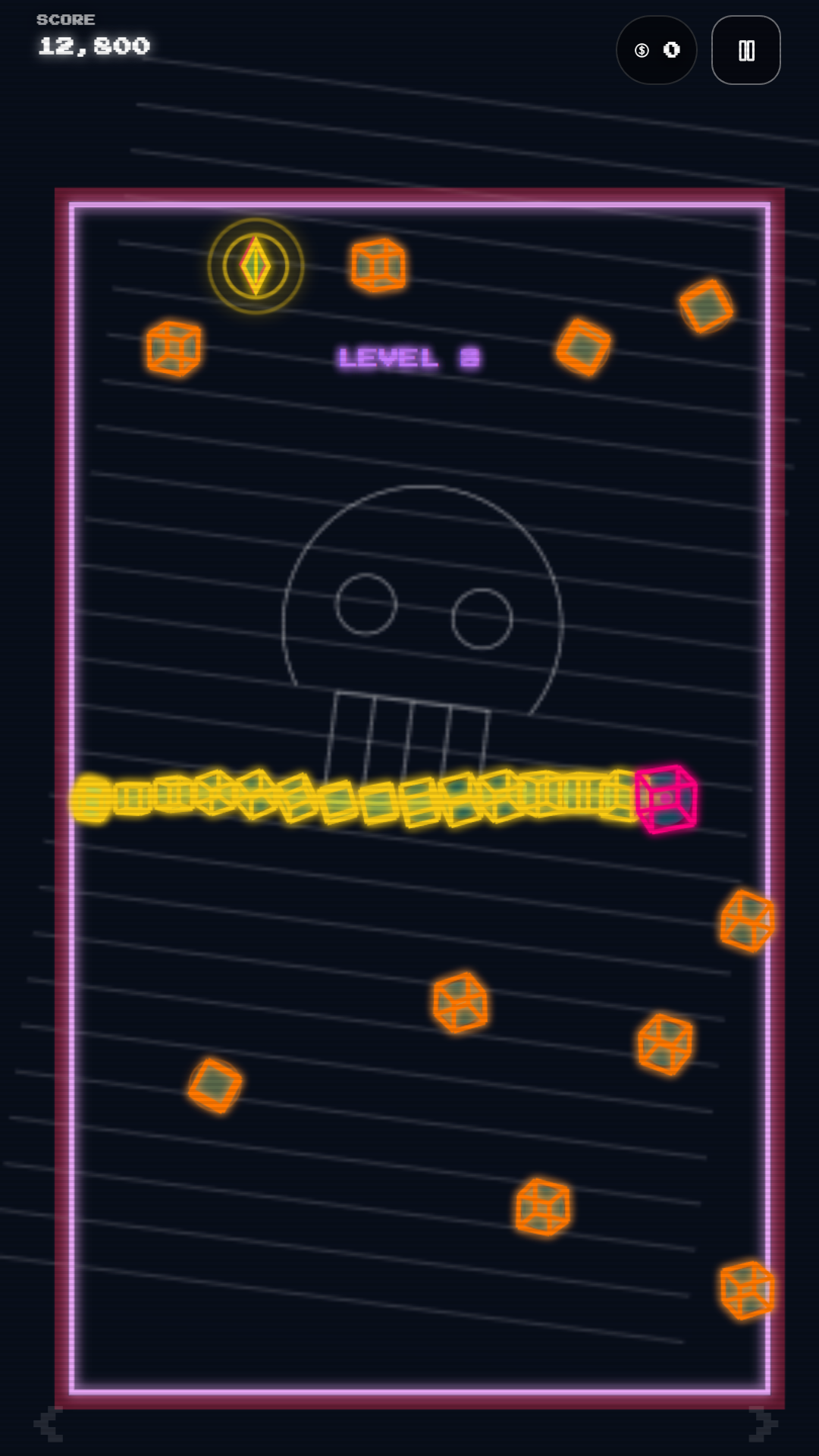 Neon Snake 3D gameplay screenshot