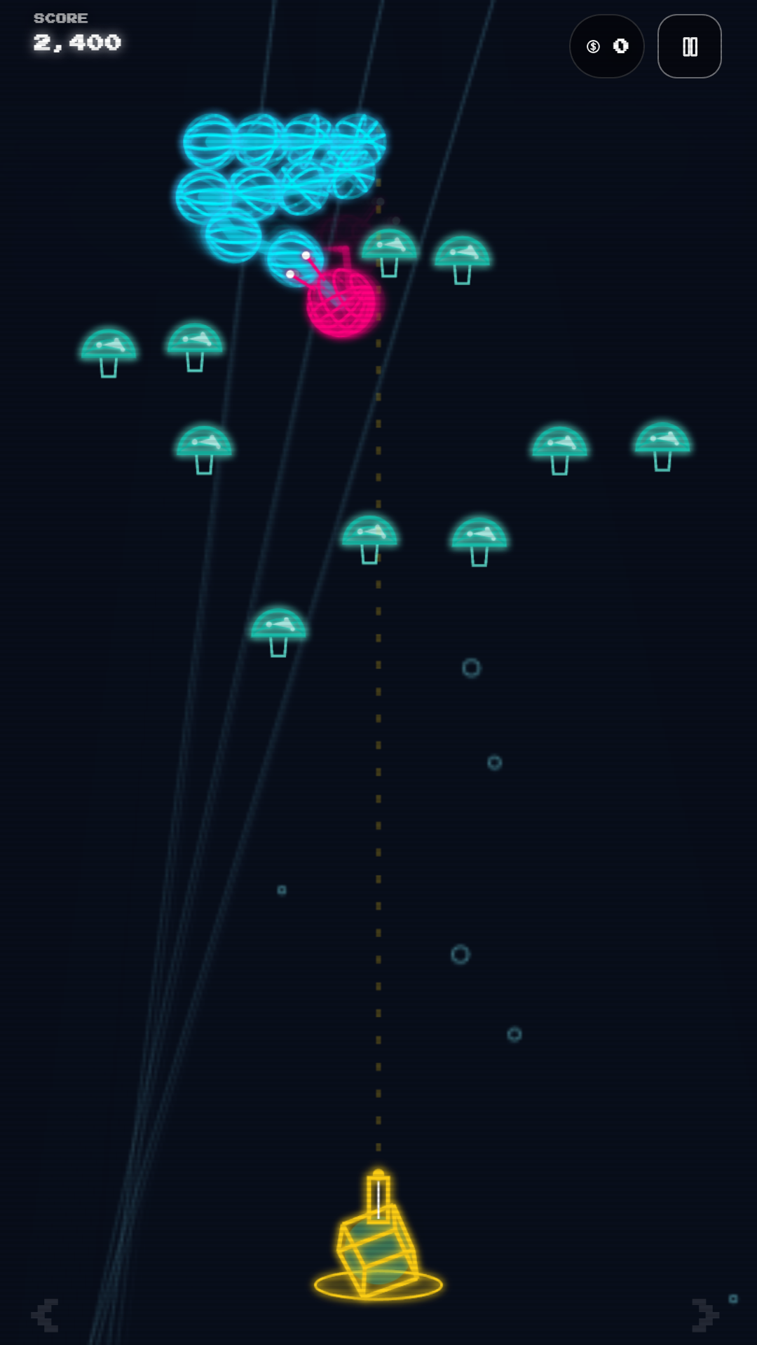 Neon Wyrm 3D gameplay screenshot