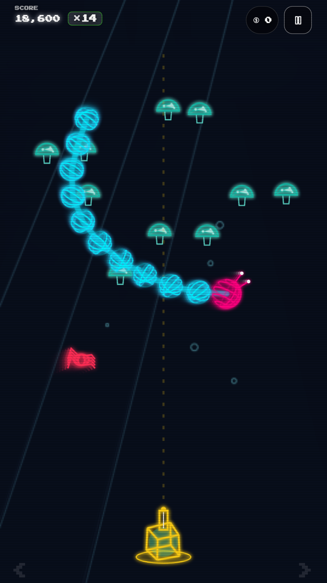 Neon Wyrm 3D gameplay screenshot