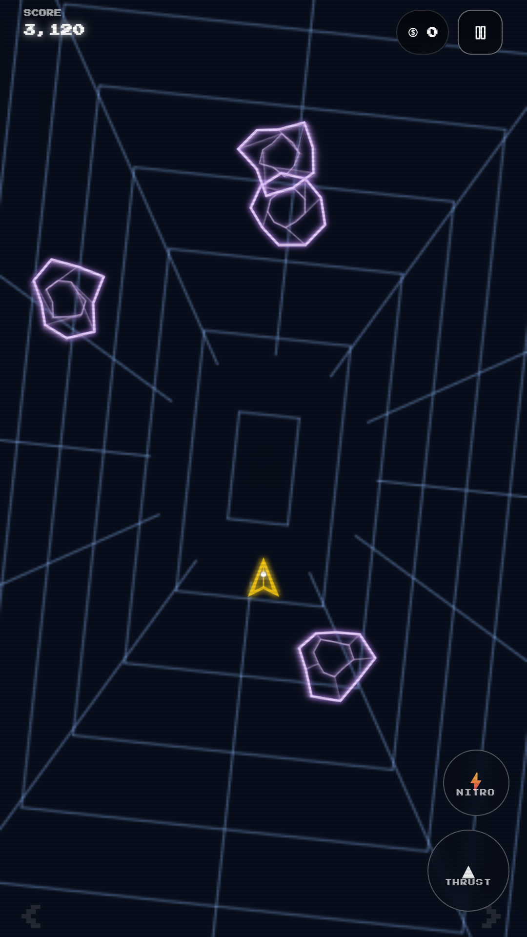 Vectoroid 3D gameplay screenshot