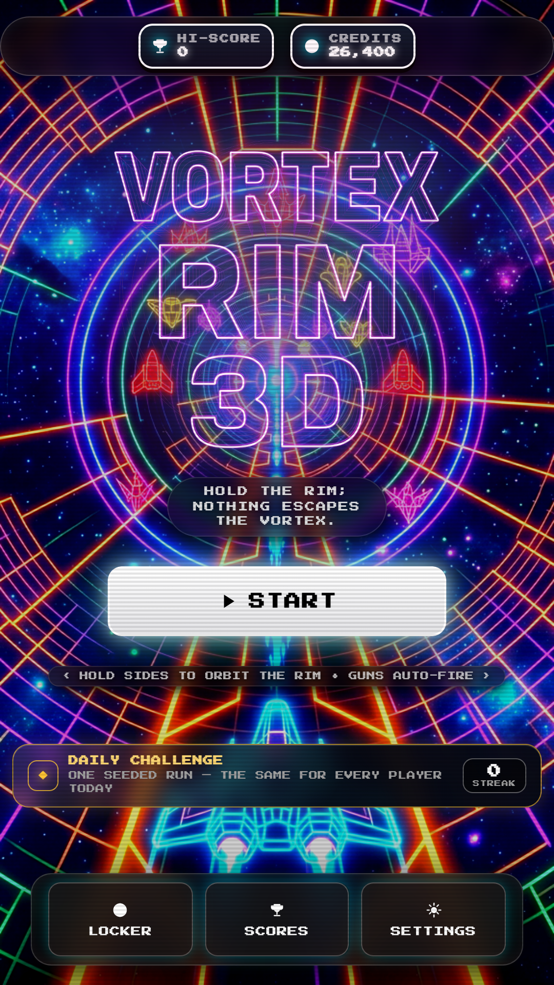 Vortex Rim 3D gameplay screenshot